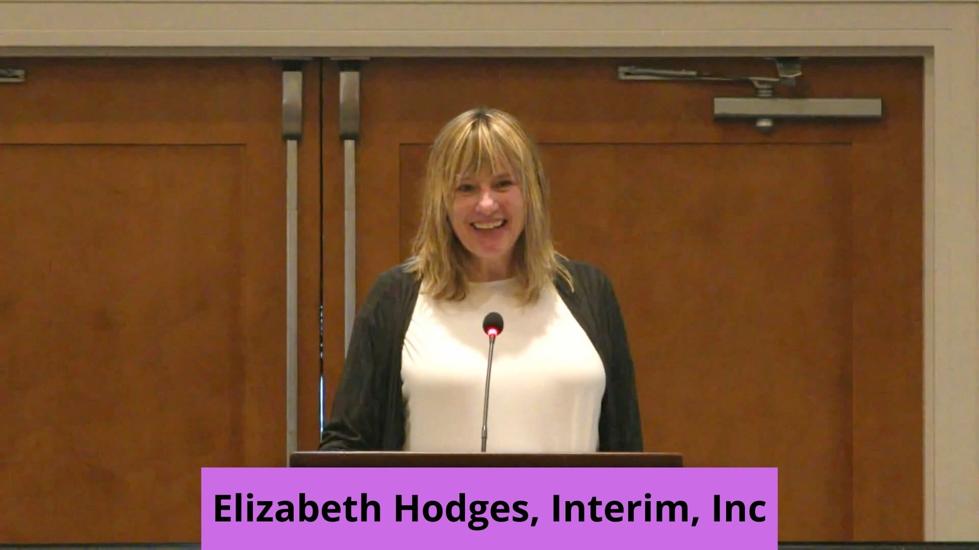 Elizabeth Hodges, Interim, Inc.