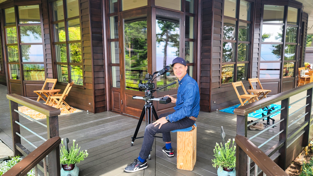 Cinematographer for Tim Allen Properties, Mike Buffo with Blackmagic Pocket Cinema Camera 6K on Edelkrone Slider Plus Pro