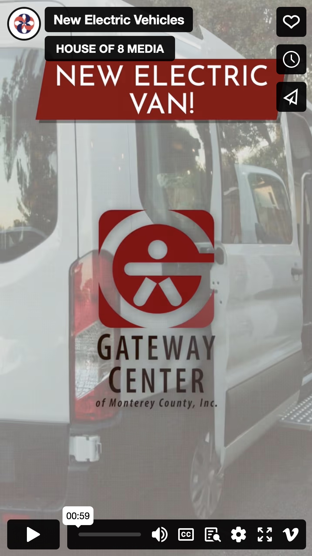 New Electric Vehicles, a video by Gateway Center of Monterey County