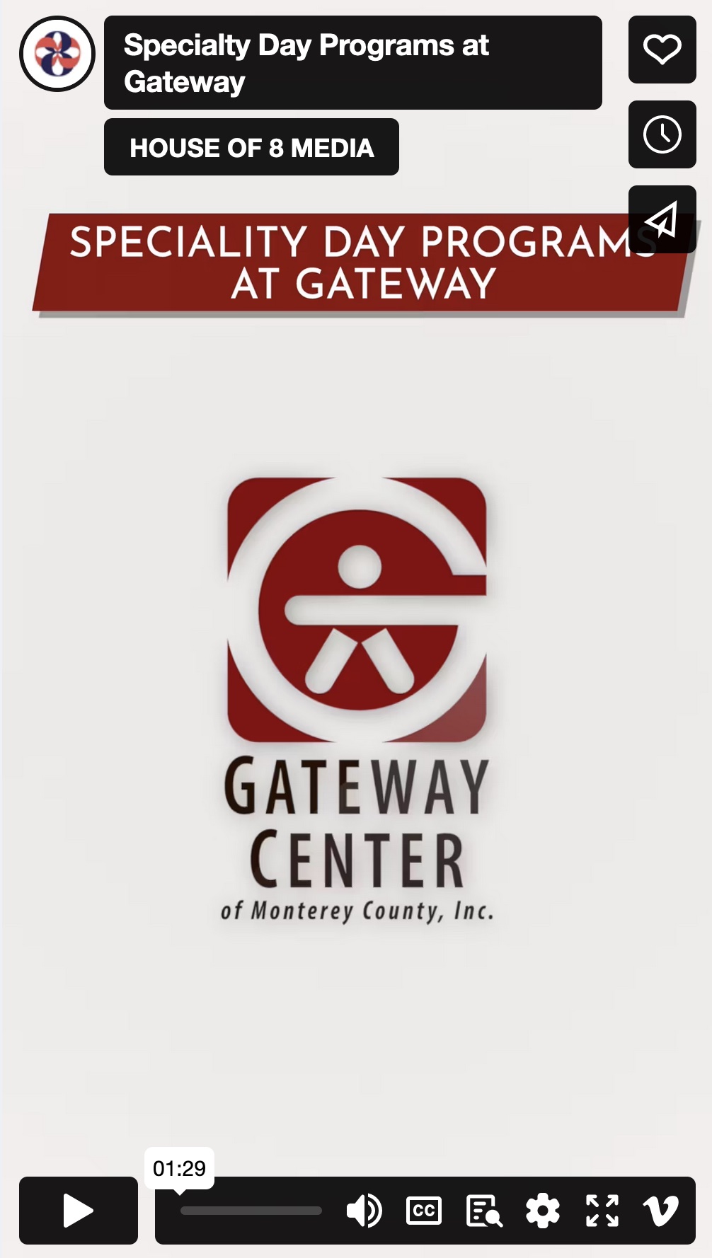 Specialty Day Programs, a video by Gateway Center of Monterey County